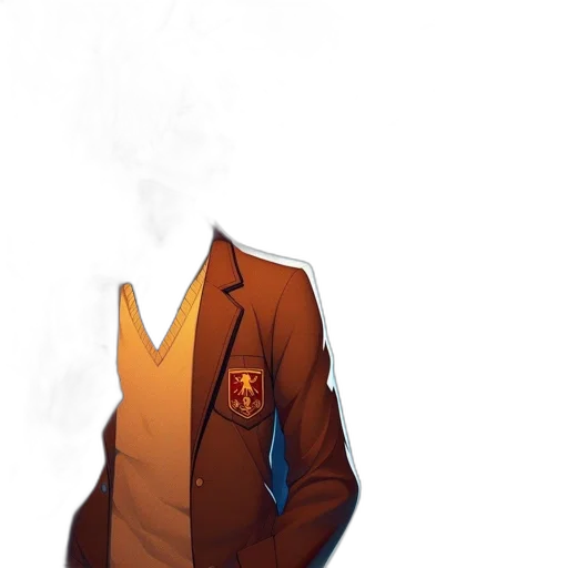jacket, staff, mask, face transparent PNG cut-out