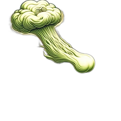 hair, food, staff, weapon transparent PNG cut-out