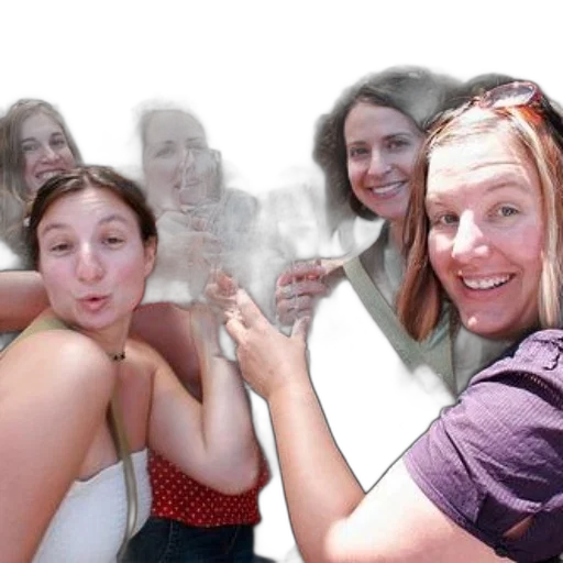 staff, bottle, face, photorealistic transparent PNG cut-out