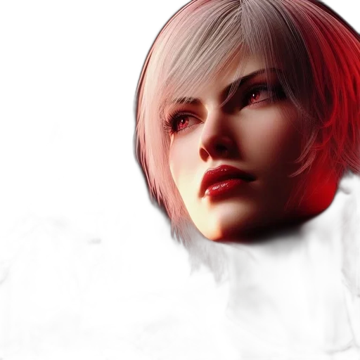 face, photorealistic, 3d render, concept art transparent PNG cut-out