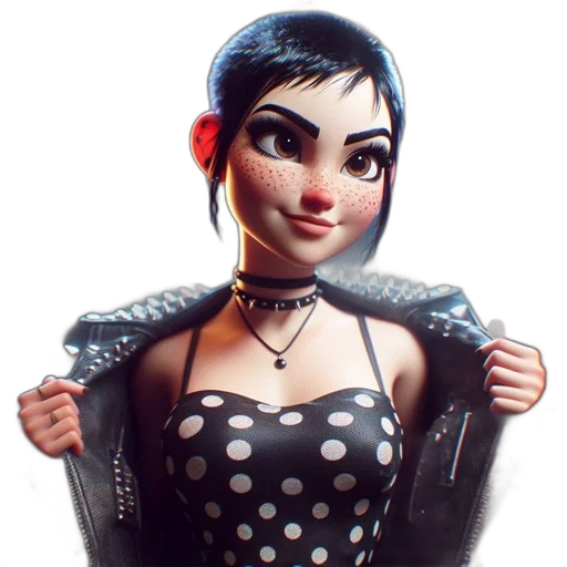 dress, face, staff, robot transparent PNG cut-out