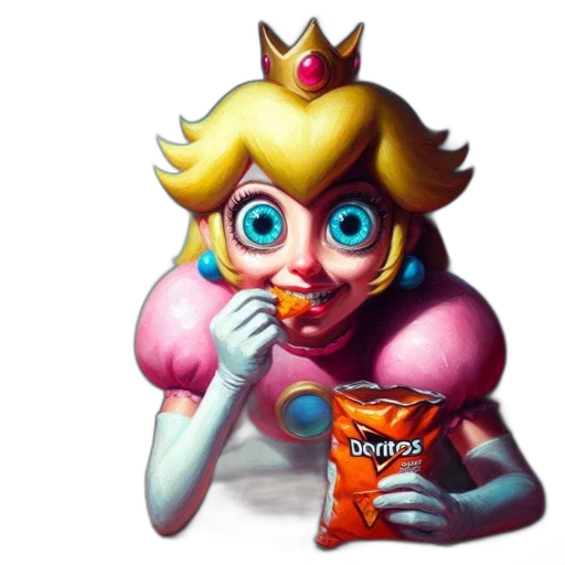 food, creature, crown, face transparent PNG cut-out