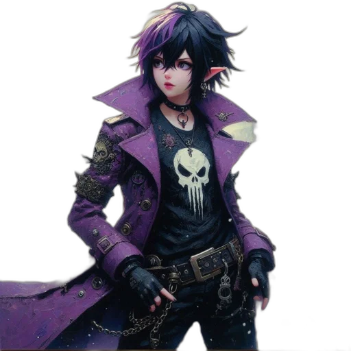 jacket, weapon, staff, sword transparent PNG cut-out