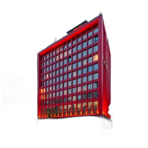 building, 3d render, concept art, photorealistic transparent PNG cut-out