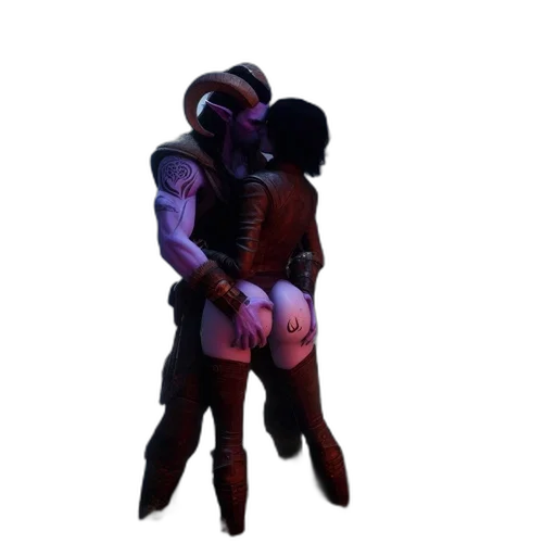 robot, jacket, staff, mask transparent PNG cut-out