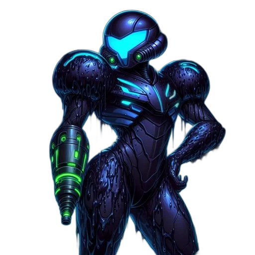 robot, creature, staff, concept art transparent PNG cut-out