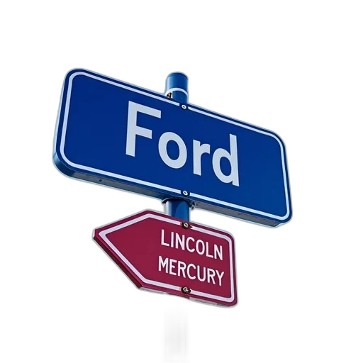 car, blue, white, sign transparent PNG cut-out