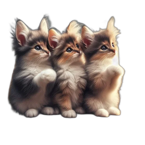 animal, staff, crown, photorealistic transparent PNG cut-out