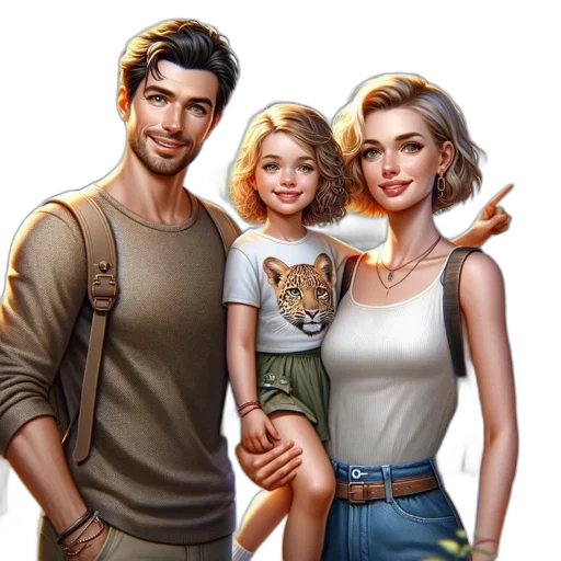photorealistic, concept art, fantasy art, 3d render transparent PNG cut-out