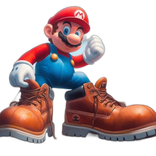 shoes, animal, 3d render, concept art transparent PNG cut-out