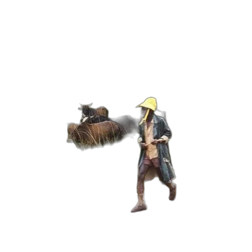 staff, hat, weapon, hair transparent PNG cut-out