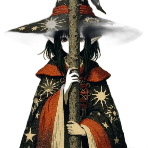 staff, hat, sword, crown transparent PNG cut-out