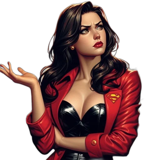 jacket, comic book art, cartoon, concept art transparent PNG cut-out