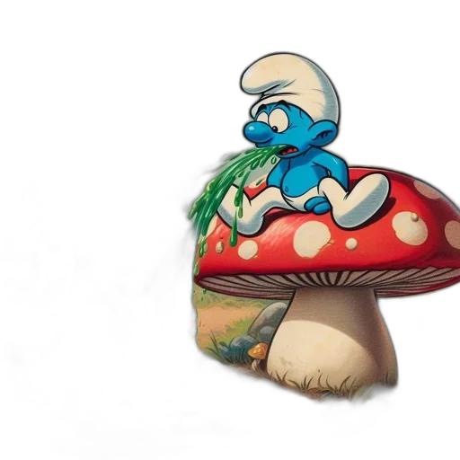 hat, creature, umbrella, food transparent PNG cut-out