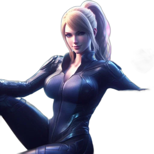 concept art, comic book art, cyberpunk, 3d render transparent PNG cut-out
