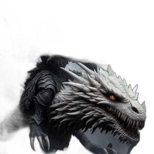 dragon, creature, animal, mask transparent PNG cut-out