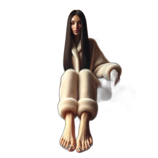 dress, face, furniture, shoes transparent PNG cut-out