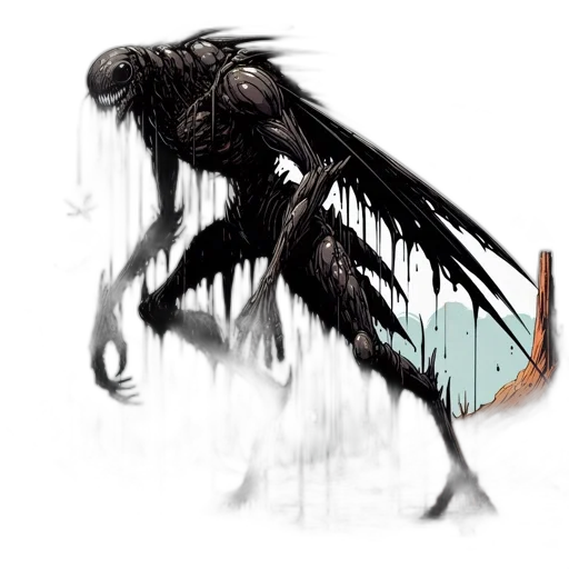 creature, dragon, animal, weapon transparent PNG cut-out