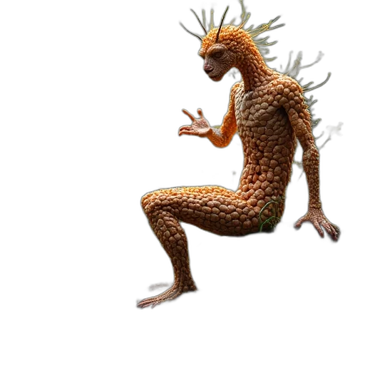 creature, dragon, animal, hair transparent PNG cut-out