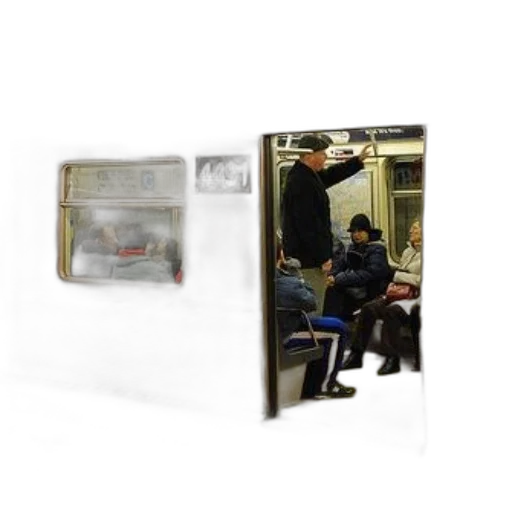 subway, car, number, 4491 transparent PNG cut-out