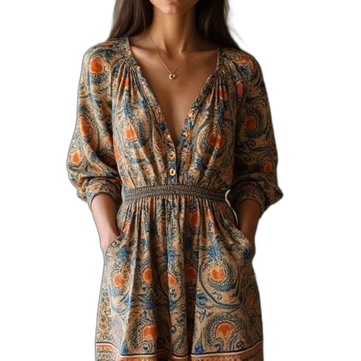 dress, jacket, earth tones, emilio transparent PNG cut-out