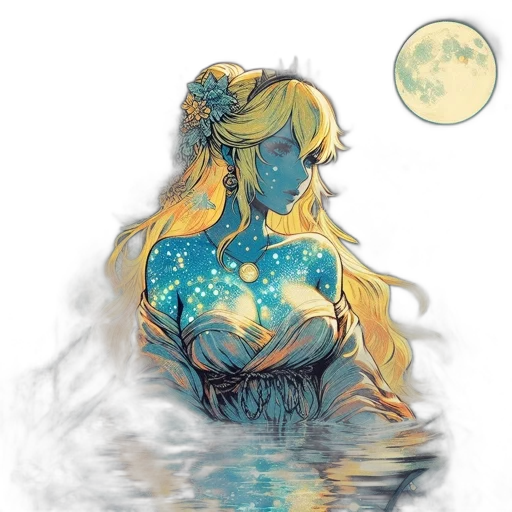 dress, mask, crown, watercolor transparent PNG cut-out