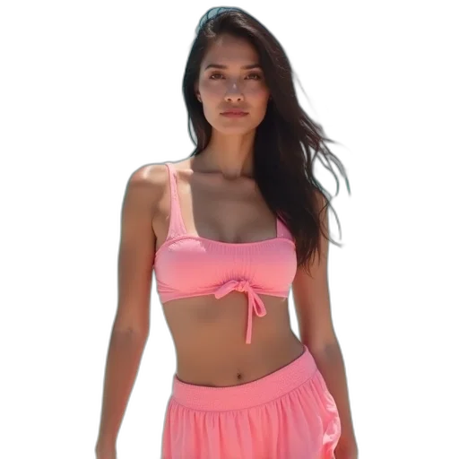 dress, 3d render, photorealistic, neon transparent PNG cut-out