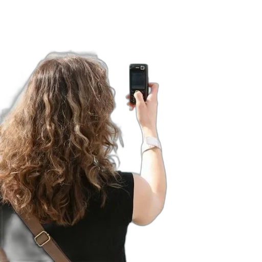 hair, staff, dress, face transparent PNG cut-out