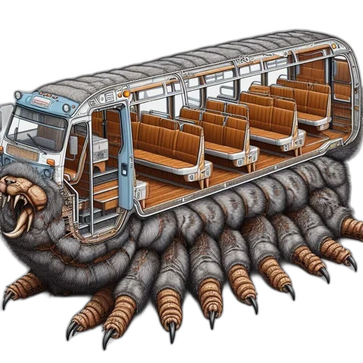 animal, creature, car, concept art transparent PNG cut-out