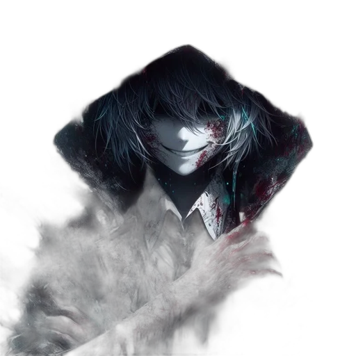 mask, face, jacket, creature transparent PNG cut-out