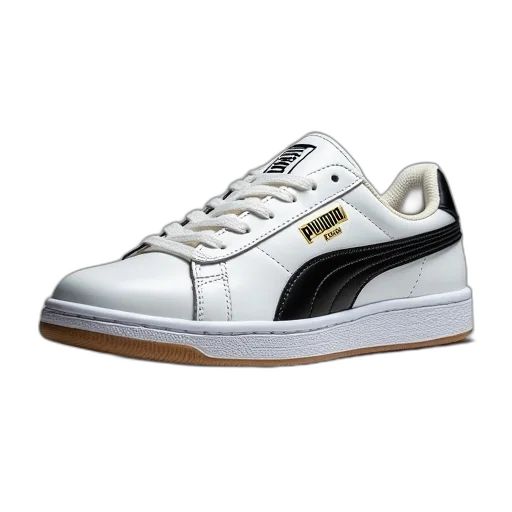 shoes, photorealistic, white, black transparent PNG cut-out