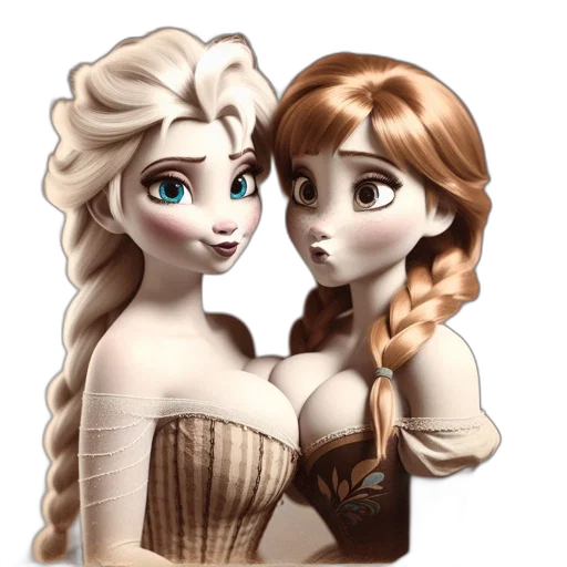 dress, crown, fantasy art, 3d render transparent PNG cut-out
