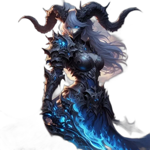 dragon, dress, creature, sword transparent PNG cut-out