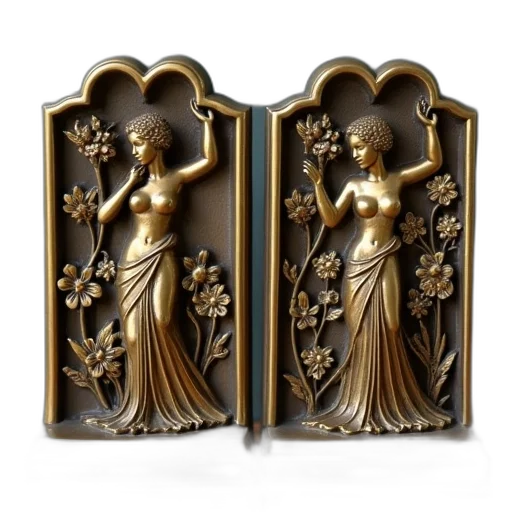 jewelry, furniture, two, antique transparent PNG cut-out