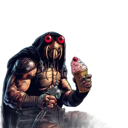 creature, food, bottle, mask transparent PNG cut-out
