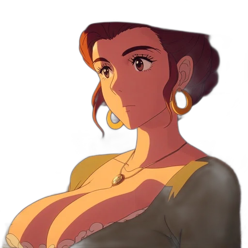 dress, jewelry, face, concept art transparent PNG cut-out