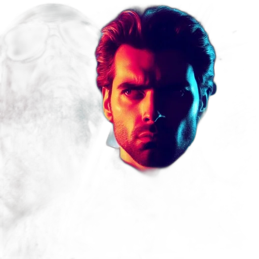 face, hair, mask, concept art transparent PNG cut-out