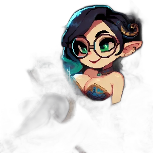 concept art, pixel art, fantasy art, cartoon transparent PNG cut-out