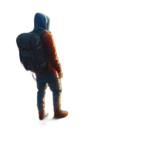 jacket, robot, weapon, bottle transparent PNG cut-out
