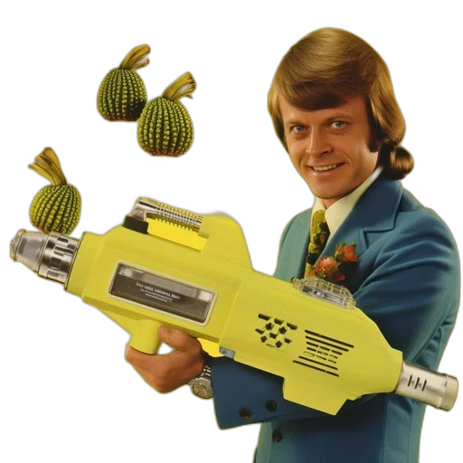 weapon, staff, robot, creature transparent PNG cut-out