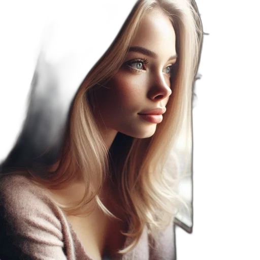 face, hair, mask, dress transparent PNG cut-out