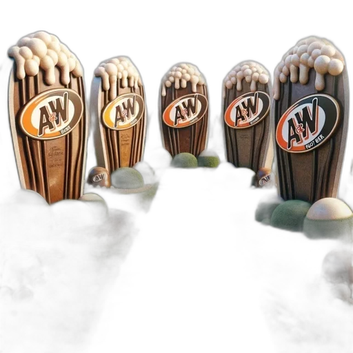 3d render, artistic, garden, features transparent PNG cut-out
