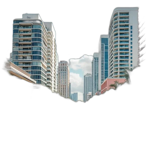 building, 3d render, concept art, photorealistic transparent PNG cut-out