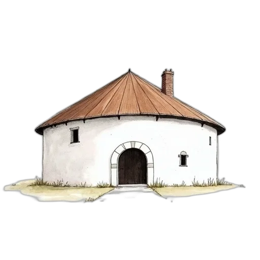 building, hat, crown, staff transparent PNG cut-out