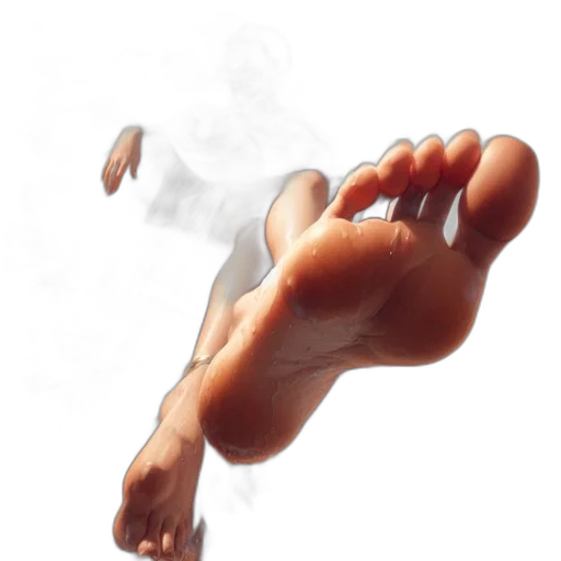 shoes, staff, face, weapon transparent PNG cut-out
