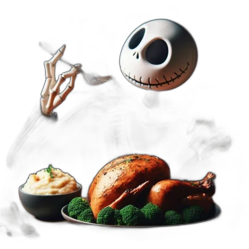 food, mask, concept art, 3d render transparent PNG cut-out