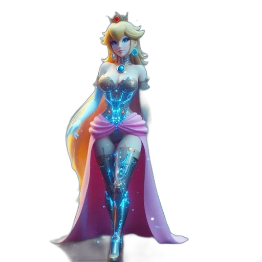 dress, concept art, fantasy art, 3d render transparent PNG cut-out