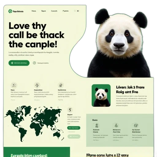 green, website, design, featuring transparent PNG cut-out