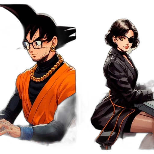 concept art, comic book art, fantasy art, anime transparent PNG cut-out