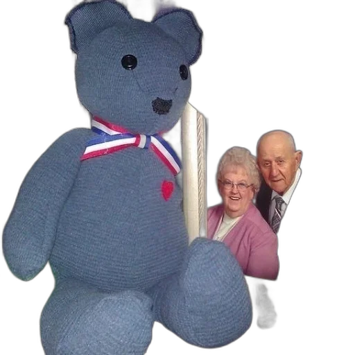 staff, blue, teddy, bear transparent PNG cut-out